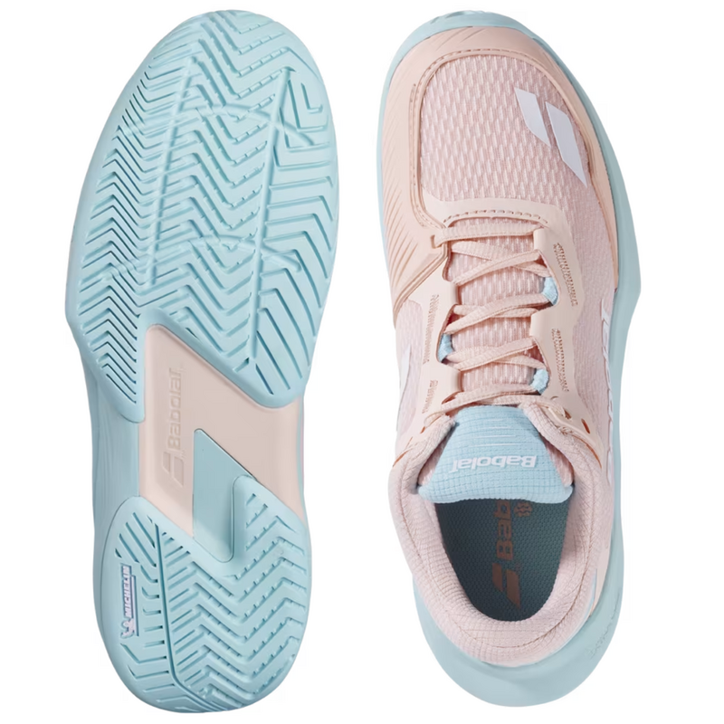 Babolat Womens SFX 4 Tennis All Court Shoes - Peach/Blue - main image