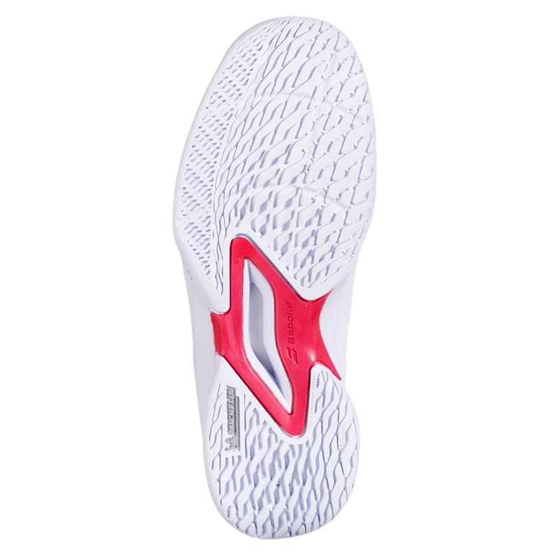 Babolat Kids Propulse Junior All Court Wimbledon Tennis Shoes - White/Red - main image