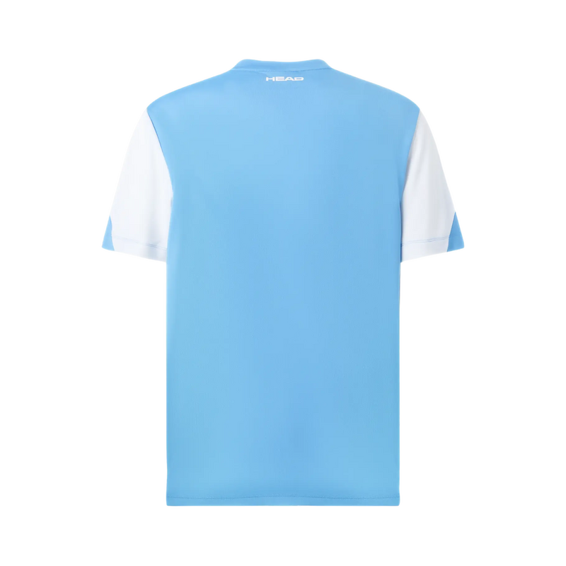 HEAD Mens Slice T-Shirt - Airforce Blue/White - main image