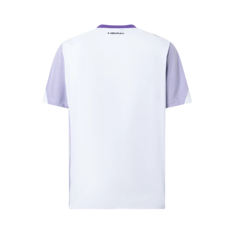 HEAD Mens Slice T-Shirt - White/Purple - main image