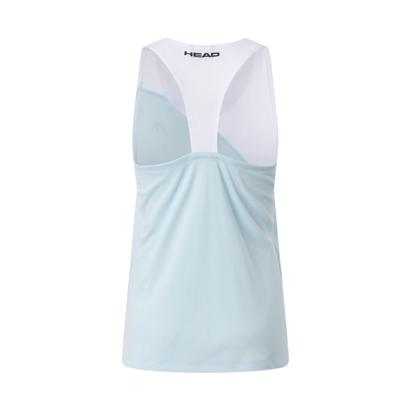 HEAD Womens Spirit Tank Top - Light Blue/White - main image