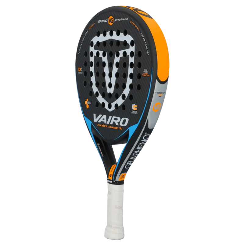 Vairo Grapheno Confort Padel Racket- Black/Blue - main image