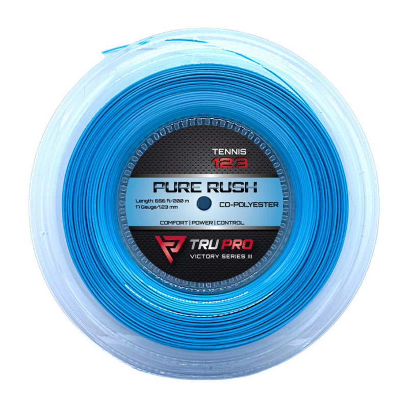 Tru Pro Pure Rush 17 200m Tennis String Reel - Blue - main image