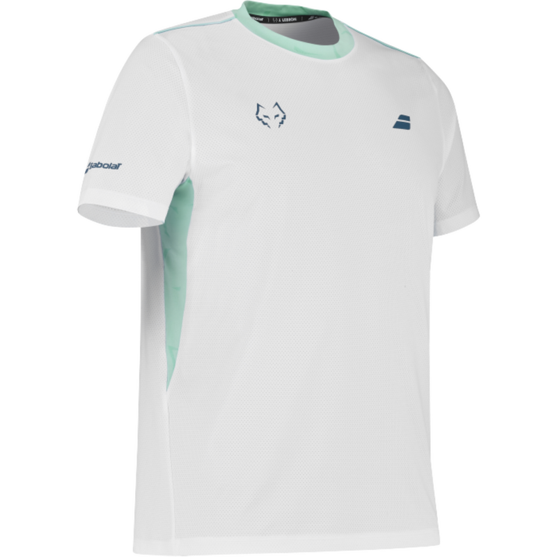 Babolat Mens Juan Lebron Padel Crew Neck Tee - White - main image