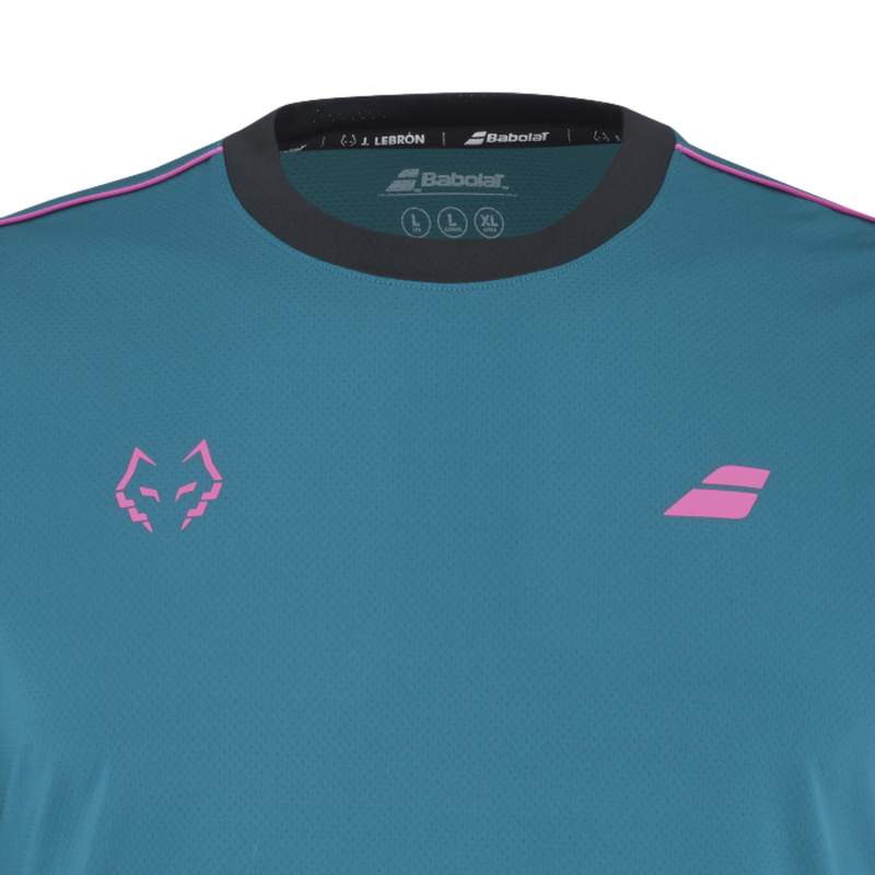 Babolat Mens Juan Lebron Padel Crew Neck Tee - Legion Blue - main image