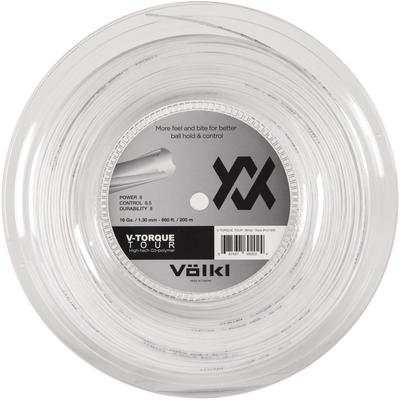 Volkl V-Torque Tour 200m Tennis String Reel - White - main image