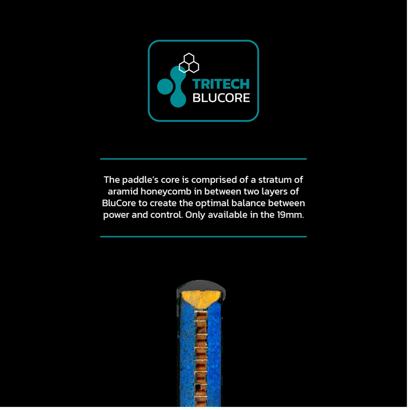 Diadem Warrior BluCore v3 Max Pickleball Paddle - Black - main image