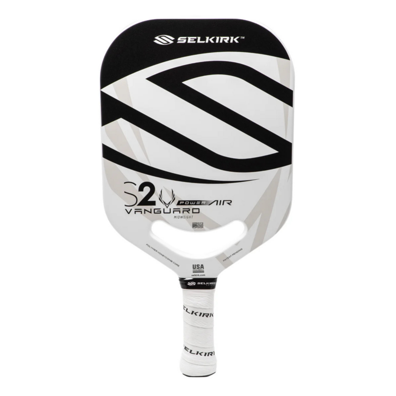 Selkirk Vanguard Power Air (S2) Pickleball Paddle- White/Black - main image