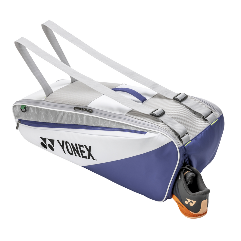 Yonex Club 6 Racket Bag - White/Blue - main image