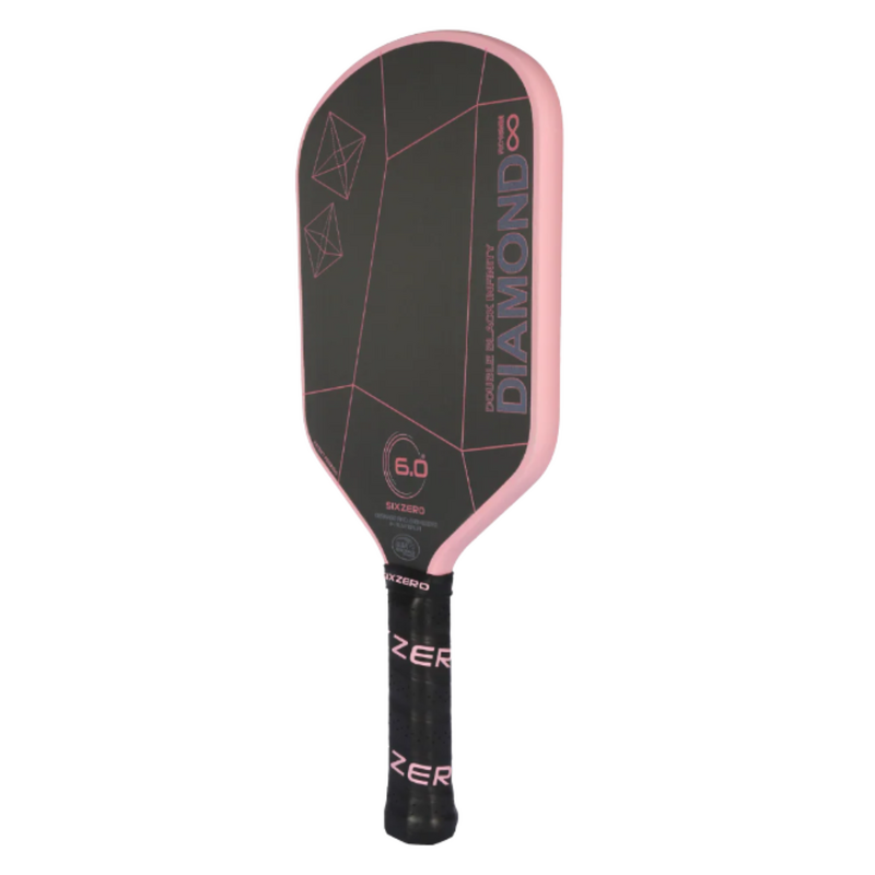 Six Zero Infinity Edgeless Double Black Diamond Control 16mm Pickleball Paddle  - main image
