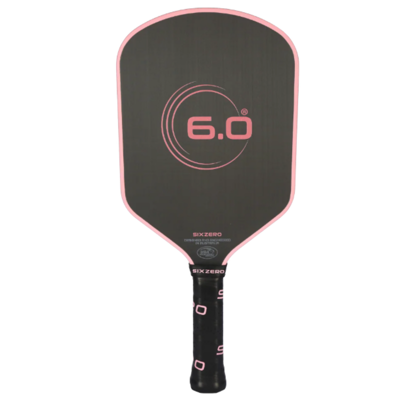 Six Zero Infinity Edgeless Double Black Diamond Control 16mm Pickleball Paddle  - main image