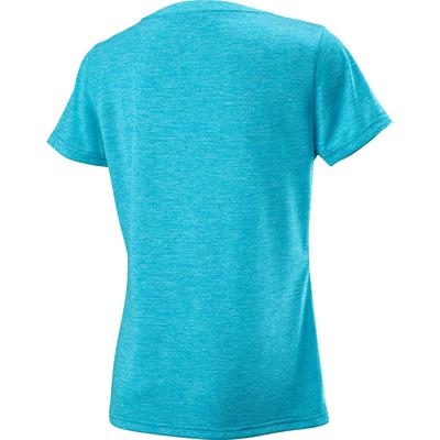 Wilson Womens Script Tech T-Shirt - Blue Atoll - main image