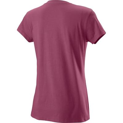 Wilson Womens Lineage Tech Tee - Plum/Flint - main image