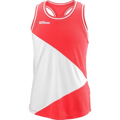 Wilson Girls Team II Tank - Coral/White - main image