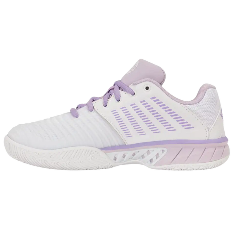 K-Swiss Women Express Light 3 Padel Shoes - White/Orchid Hush/Purple Rose - main image