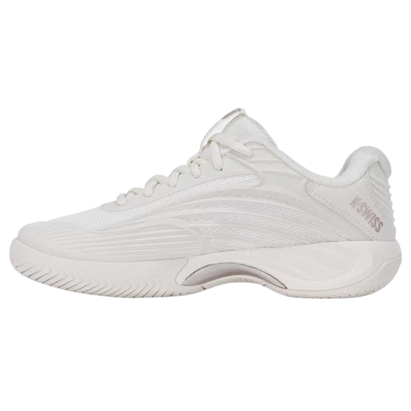 K-Swiss Womens Hypercourt Express 3 Tennis Shoes - Blanc De Blanc/Rose Gold - main image