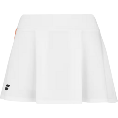 Babolat Womens Play Skirt - White/Orange - main image