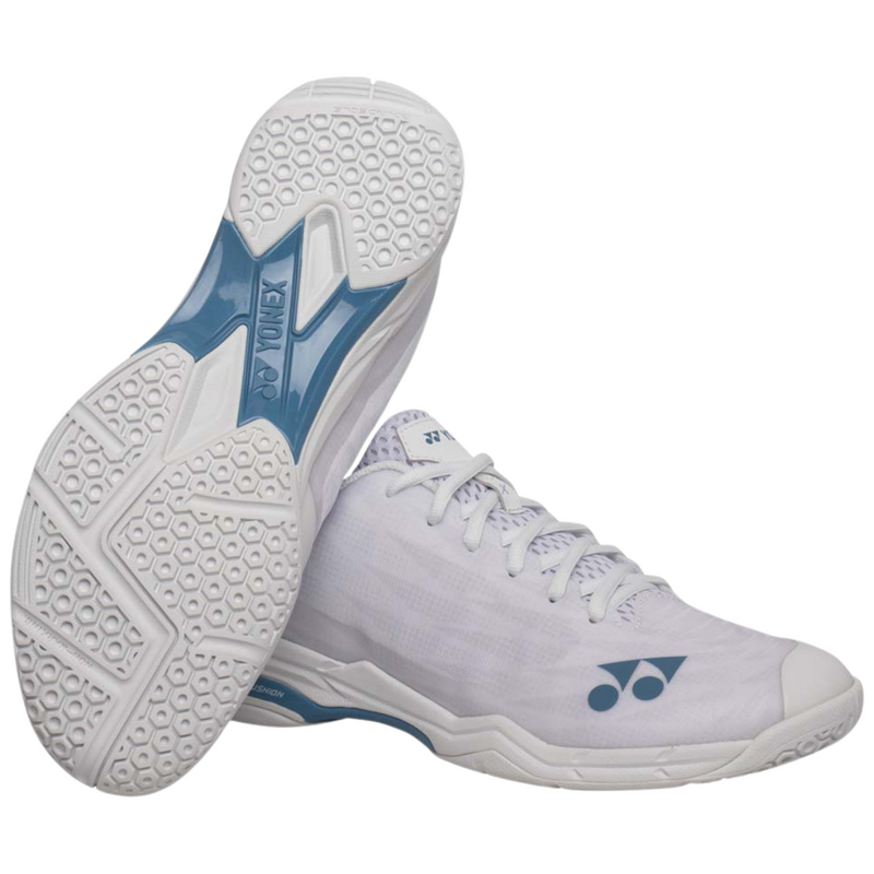 Yonex Mens Aerus X2 Badminton Shoes - White/Blue - main image