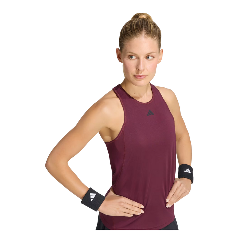Adidas Womens Club Tank - Maroon - main image