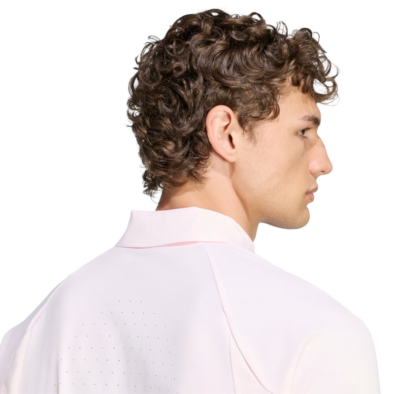 Adidas Mens Freelift Polo Pro Shirt - Distilled Pink   - main image