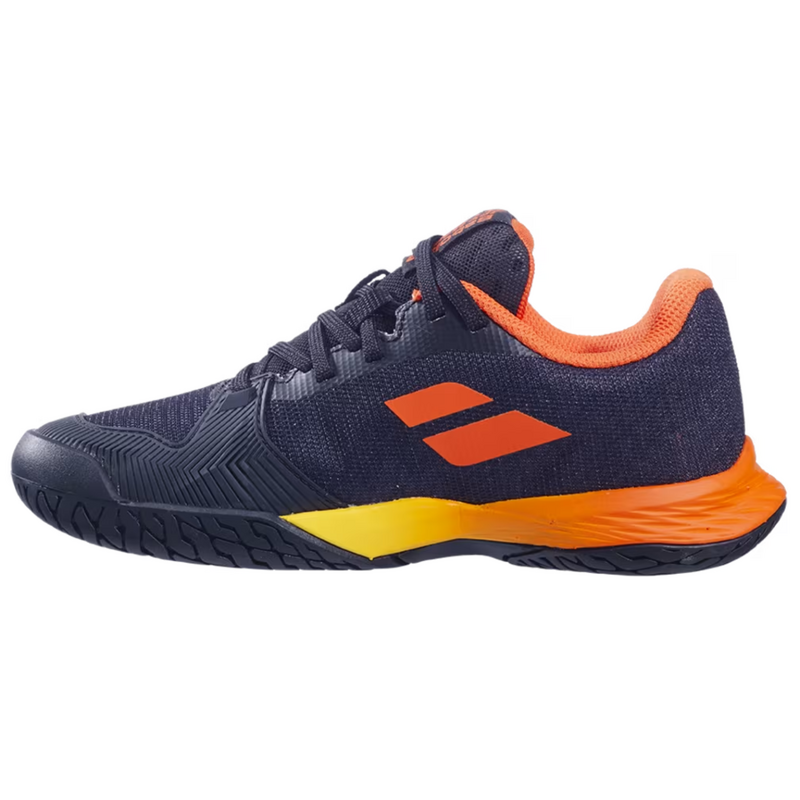 Babolat Boys Jet Mach 3 Junior All Court Tennis Shoes - Black/Sunset - main image