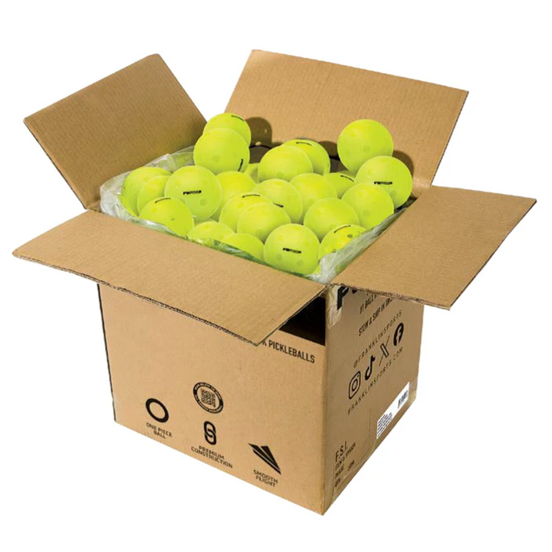 Franklin FS Pro Indoor Pickleball Balls (100 Ball Pack) - Optic Yellow - main image