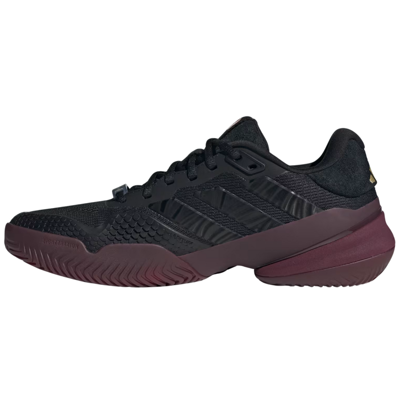 Adidas Mens Barricade 14 Tennis Shoes - Core Black/Core Black/Maroon - main image