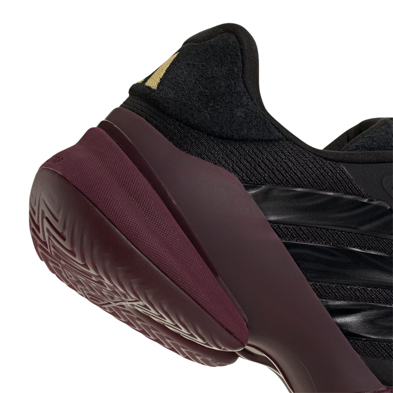Adidas Mens Barricade 14 Tennis Shoes - Core Black/Core Black/Maroon - main image