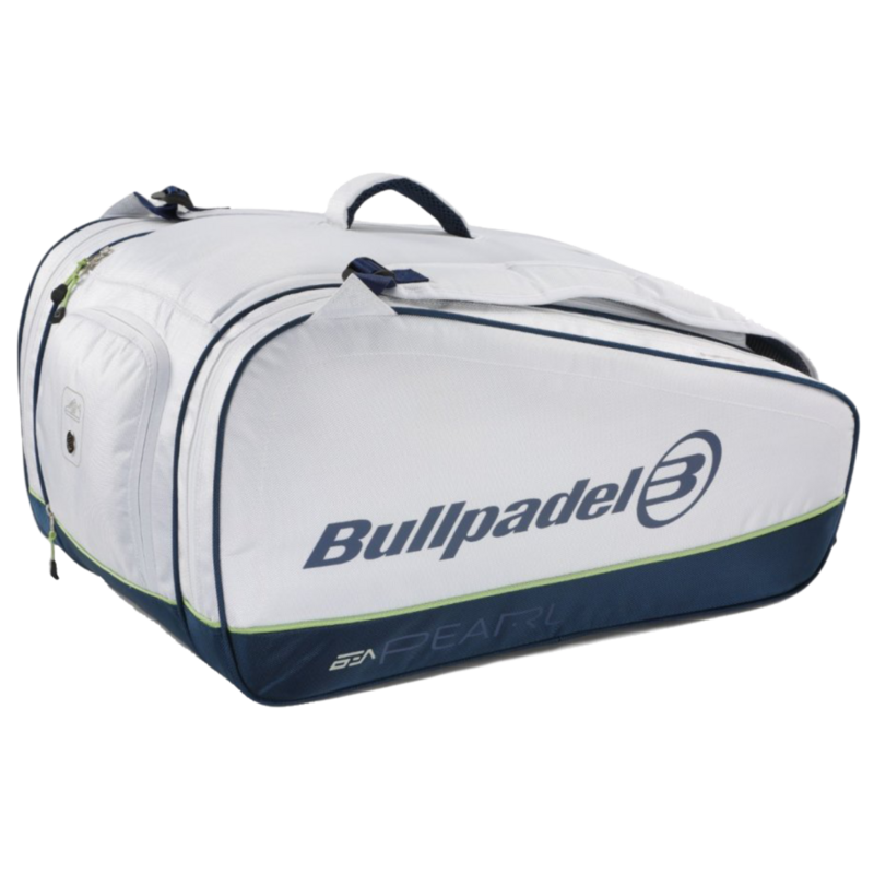 Bullpadel Pearl Racket Bag 25 - White/Navy - main image
