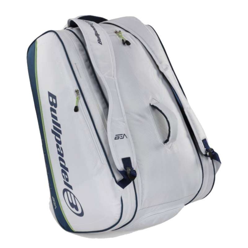 Bullpadel Pearl Racket Bag 25 - White/Navy - main image