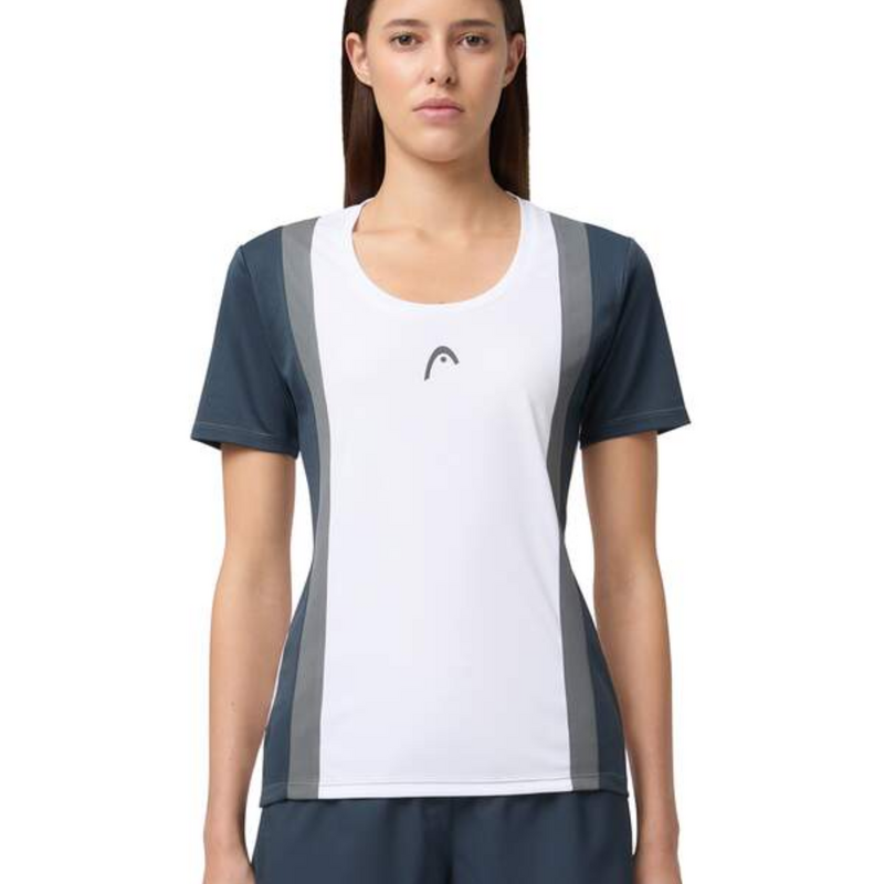 HEAD Womens Club 25 Tech Tee - Navy/White - main image