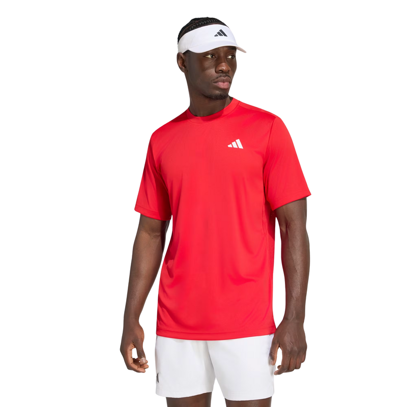 Adidas Mens Club T-Shirt - Better Scarlet - main image