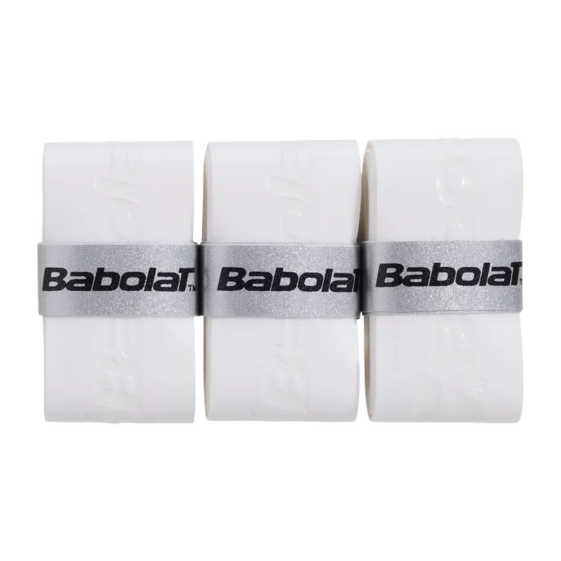Babolat Padel Comfort Overgrips (Pack of 3) - White - main image