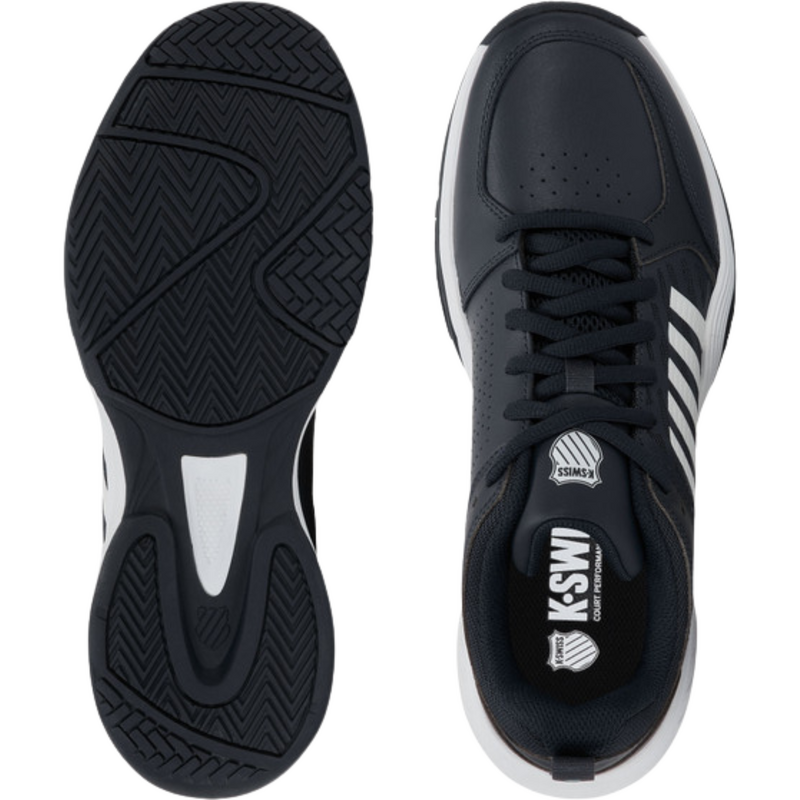K-Swiss Mens Court Express 2 Tennis Shoes - Carbon/White/Baltic - main image