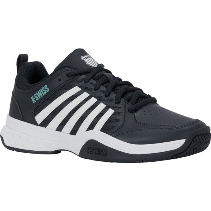 K-Swiss Mens Court Express 2 Tennis Shoes - Carbon/White/Baltic - main image