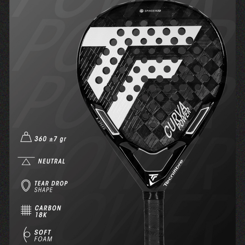 Tecnifibre Curva Power Padel Racket (2026) - main image