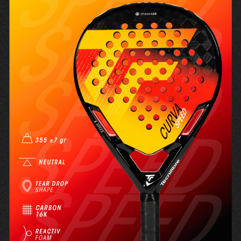 Tecnifibre Curva Speed Padel Racket (2026) - main image