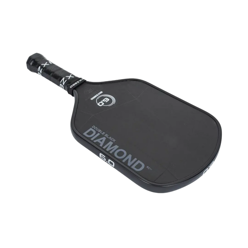 Six Zero Double Black Diamond Control Lightweight Pickleball Paddle - Black/White - main image