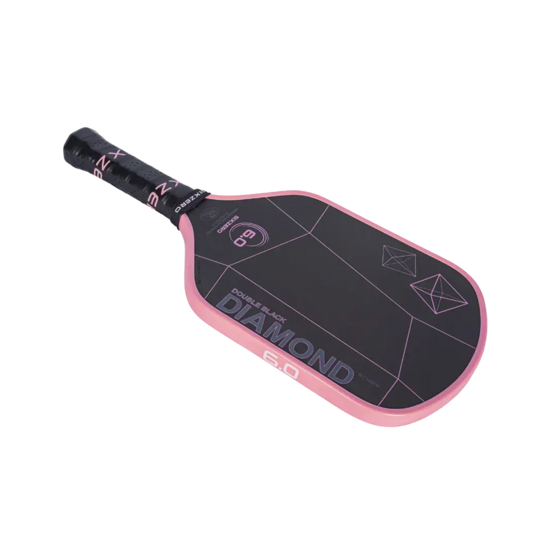 Six Zero Double Black Diamond Control Pickleball Paddle - Cherry Blossom Pink - main image