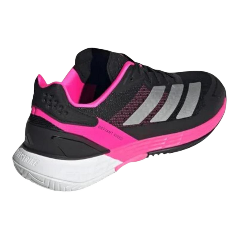 Adidas Mens Defiant Speed 2 Tennis Shoes - Black/Pink - main image