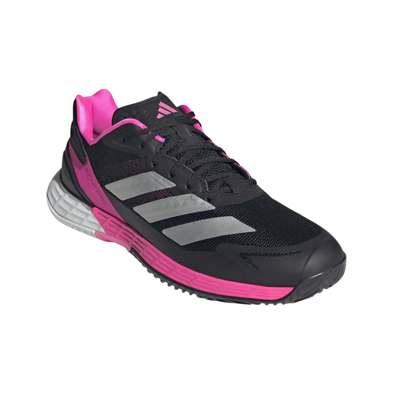 Adidas Mens Defiant Speed 2 Tennis Shoes - Black/Pink - main image