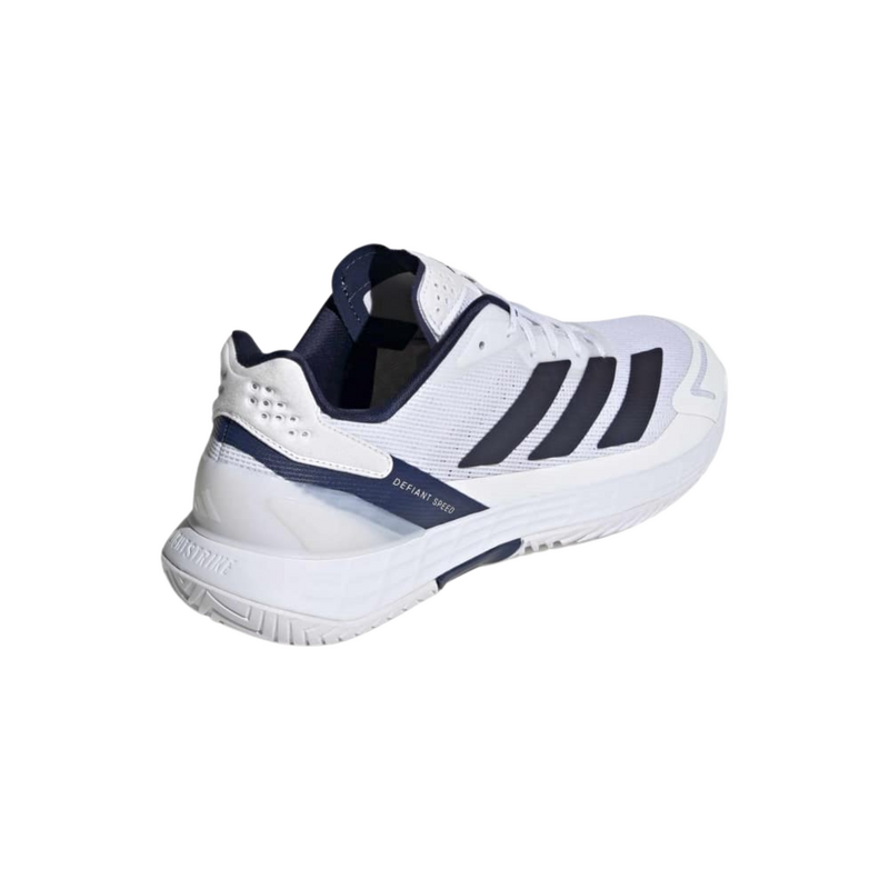 Adidas Mens Defiant Speed 2 Tennis Shoes - Cloud White/Dark Blue/Core Black - main image