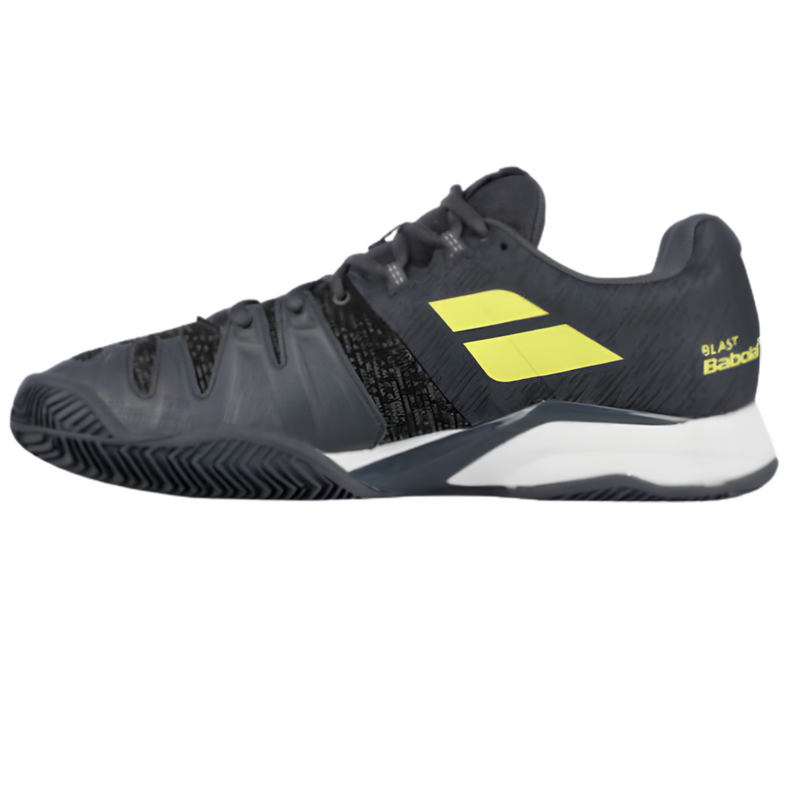 Babolat Mens Propulse Blast Indoor Court Tennis Shoes - Dark Grey/Fluo Yellow - main image