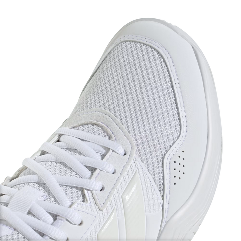 Adidas Womens Gamecourt 3 Tennis Shoes - Cloud White/Zero Metallic - main image