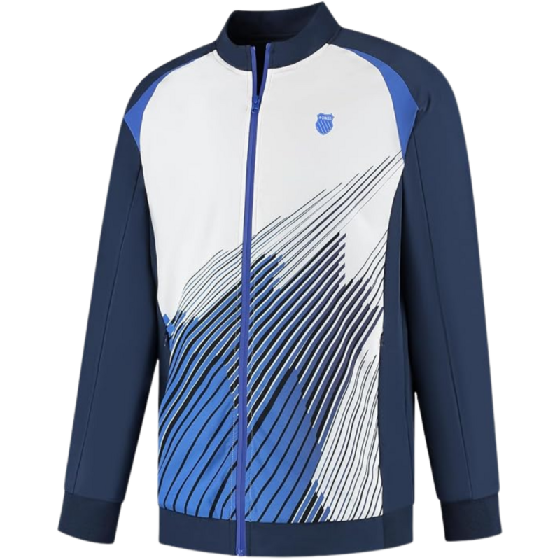K-Swiss Mens Hypercourt Tracksuit - White/Navy/Dazzling Blue - main image