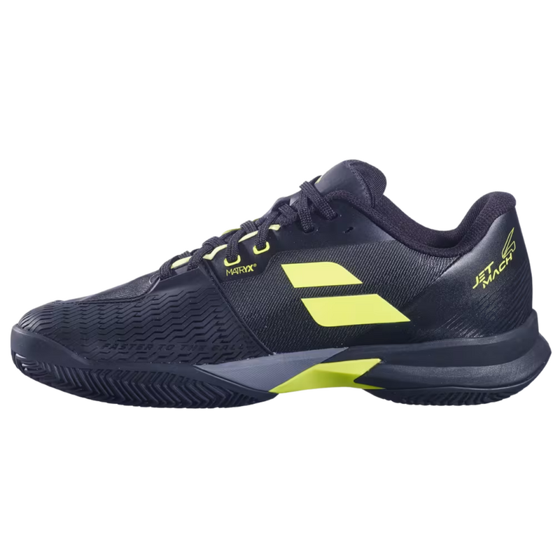 Babolat Mens Jet Mach 4 Clay Court Tennis Shoes - Black/Aero - main image