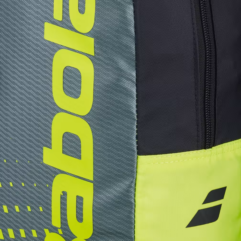 Babolat Kids Backpack - Metallic Grey/Fluo Yellow - main image