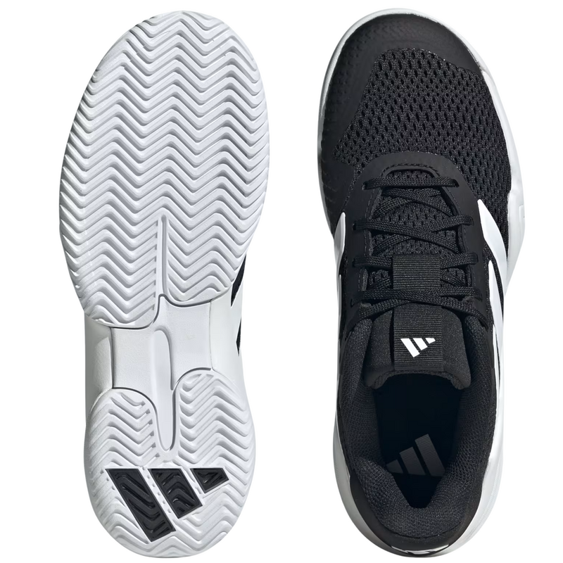 Adidas Kids Barricade Tennis Shoes - Core Black/Cloud White/Core Black - main image