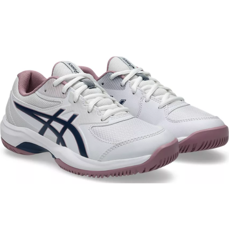Asics Kids Gel-Game GS Tennis Shoes - White/Idependence Blue - main image