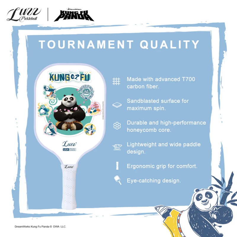 Luzz Kung Fu Panda Dragon Zen Pickleball Paddle - main image